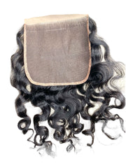 Dravidian Deep Wavy/Curly Lace Closure