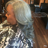 Silver Foxx Grey Lace Frontal