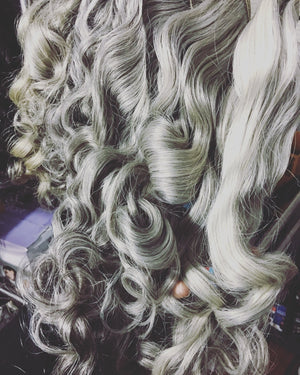 Silver Grey Raw Virgin Hair Lace Closure