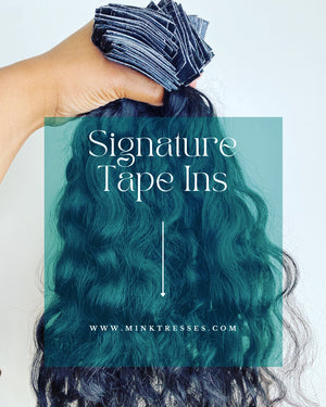 Signature Deep Wavy/Curly Tape Ins-100g